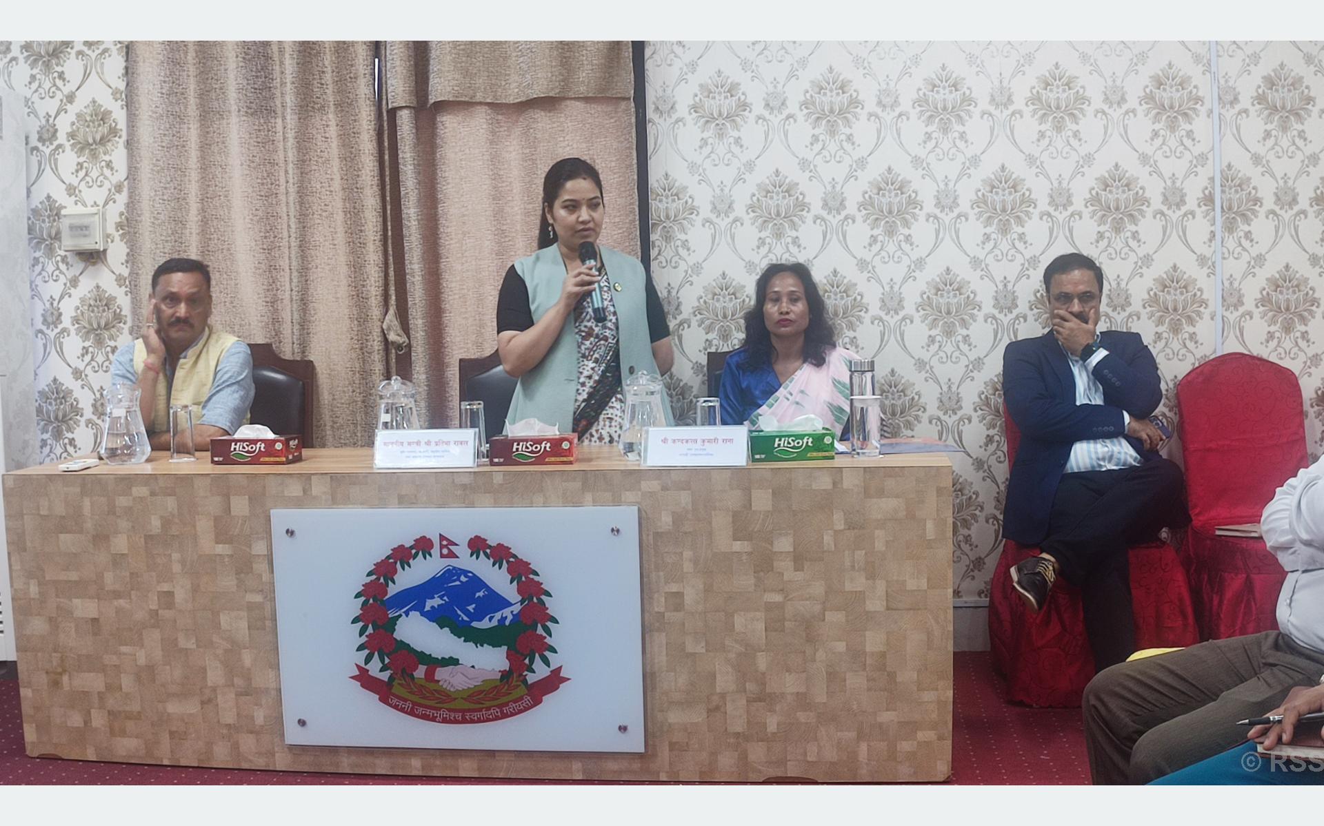 भूमिसम्बन्धी समस्या समाधान सरकारको उच्च प्राथमिकतामा छः मन्त्री रावल