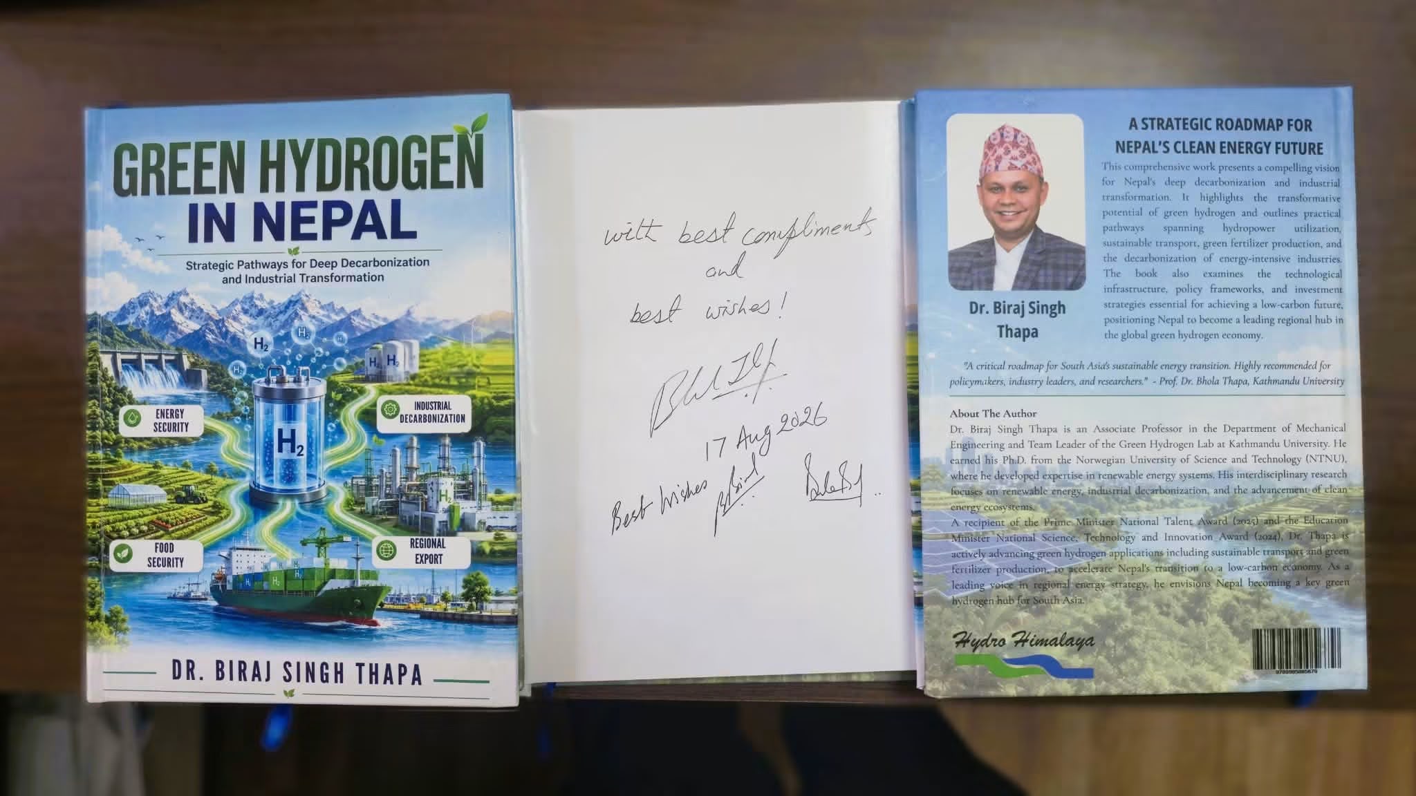 नेपालमा हरित हाइड्रोजनको सम्भावनाबारे अनुसन्धानमूलक पुस्तक सार्वजनिक