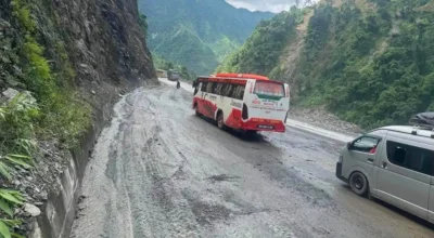 नारायणगढ–मुग्लिन सडक सोमाबरदेखि आंशिक बन्द