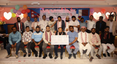 कतारका नेपाली मुस्लिम समुदायद्वारा बाढीपीडितका लागि ४१ लाख सहयोग