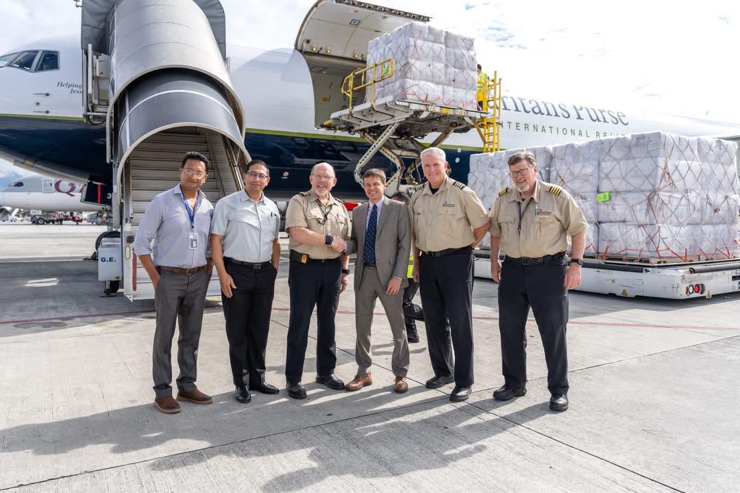 Over 40 tonnes relief supplies provided by US-based organisation arrive in Kathmandu