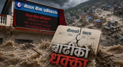 बीमाको खातामा बाढीको धक्का