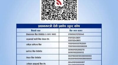 प्रधानमन्त्री राहत कोषमा पौने १२ अर्ब