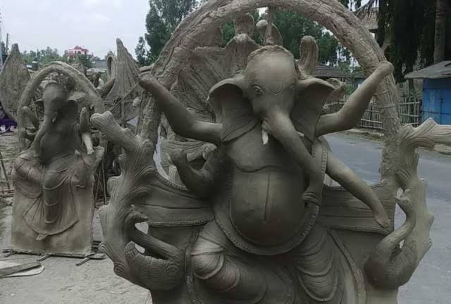 बाढी र मन्दीको मारमा मूर्ति व्यवसाय, लगानी उठ्ने छाँट छैन