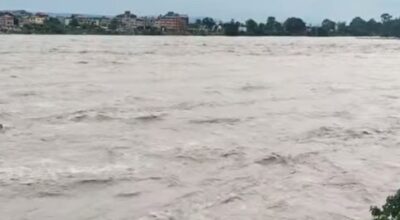 नारायणीको बाढी खतराको तह नजिक, गण्डक ब्यारेजका सबै ढोका खुला