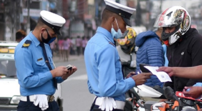 उपत्यकामा एकैदिन ३३६ सवारीसाधन कारबाहीमा