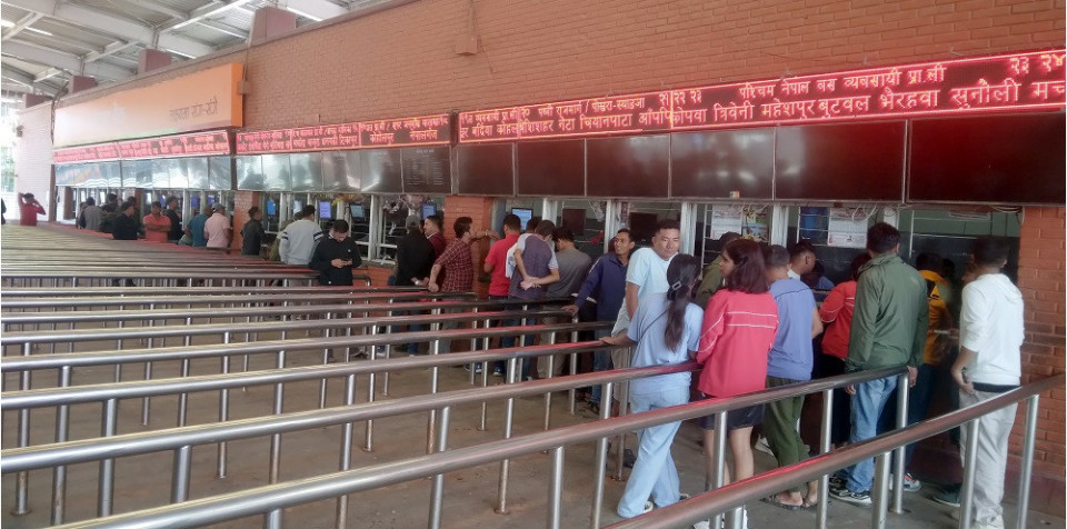 दशैंका लागि अग्रिम टिकट बुकिङ निरन्तर