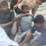 बेत्रावतीमा बाढीमा पुरिएको घरबाट एक महिलाको सकुसल उद्धार