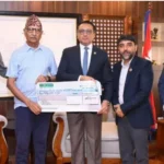 पूर्वसहसचिव देवकोटाद्वारा बाढी पीडितका लागि ५० लाख सहयोग