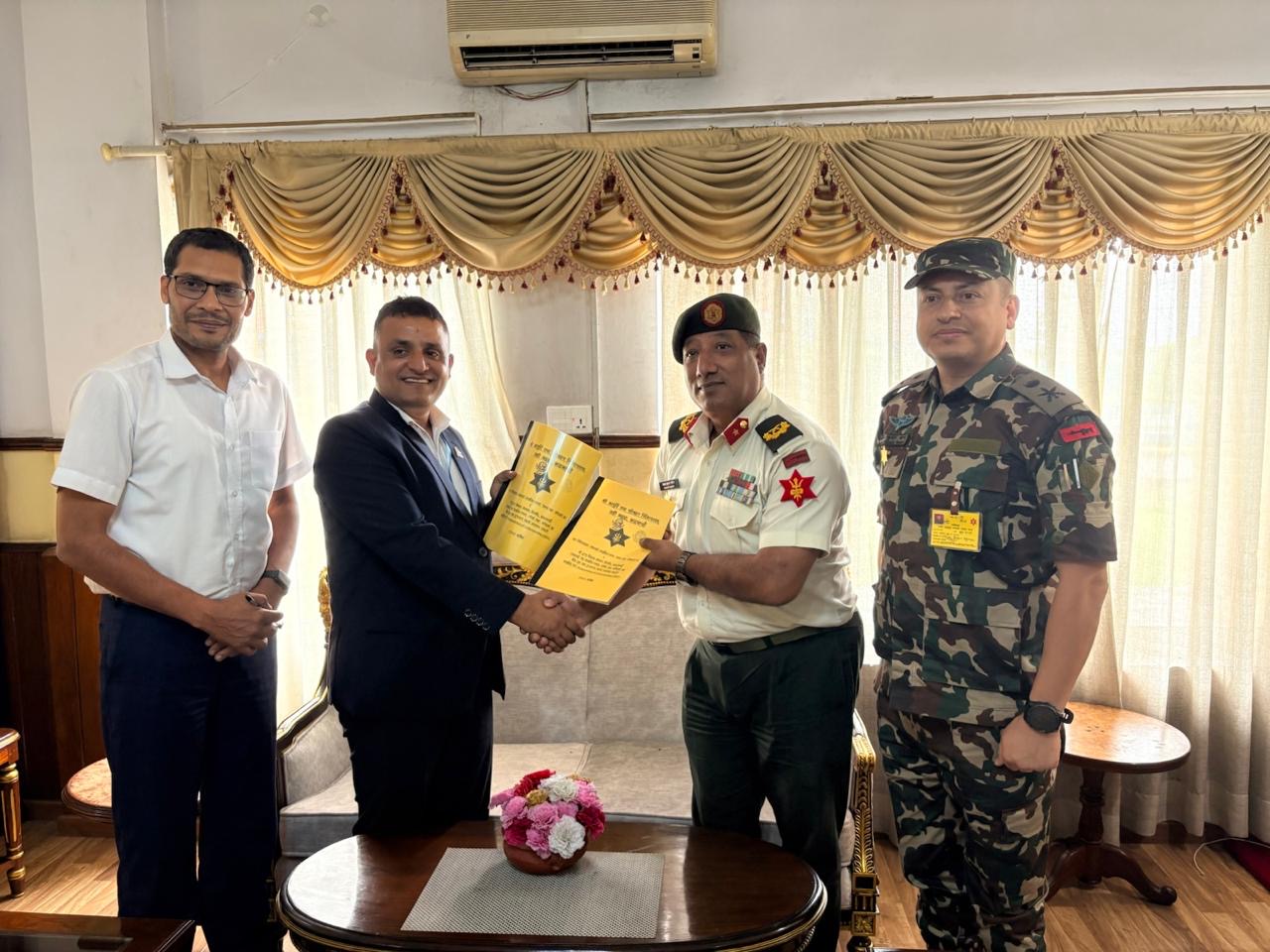 डिडिसी र नेपाली सेनाबीच दुग्धजन्य पदार्थ खरिदको सम्झौता