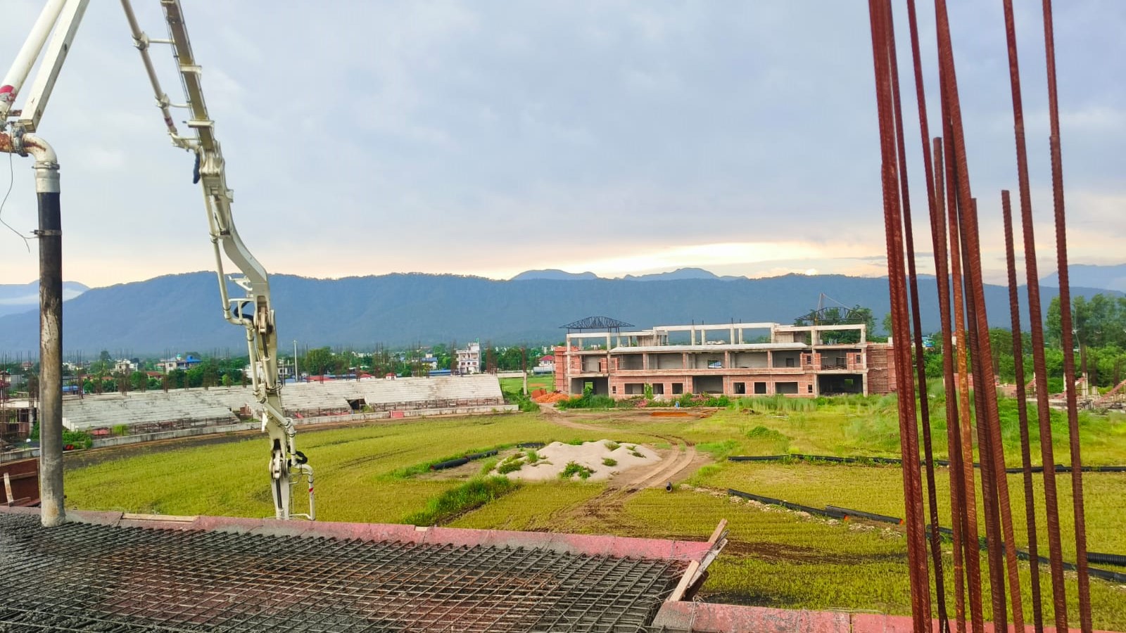 गौतमबुद्ध क्रिकेट रंगशालाको काम सुस्त