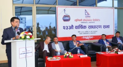लुम्बिनी केबलकारमा भारतीय पर्यटक २४ प्रतिशतले बढे