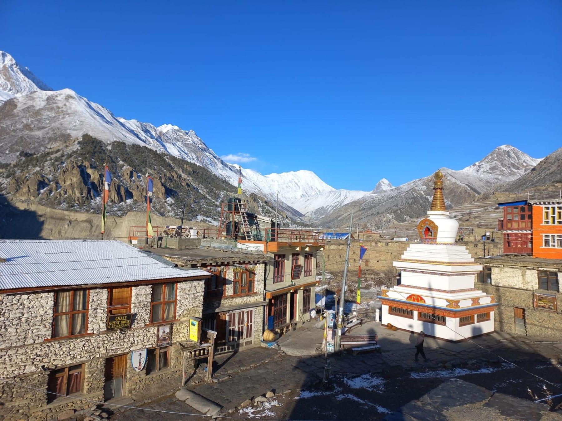 बाढीपछि मनाङका पर्यटकीय क्षेत्र सुनसान