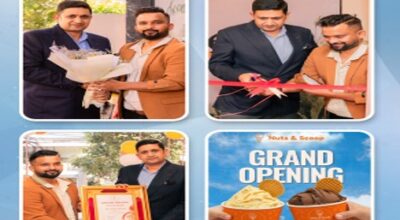 एनआईसीसीआईका अध्यक्ष सञ्जय अग्रवालद्धारा ललितपुरमा ‘नट्स एन्ड स्कूप’ जेलाटो ब्रान्डको उद्घाटन