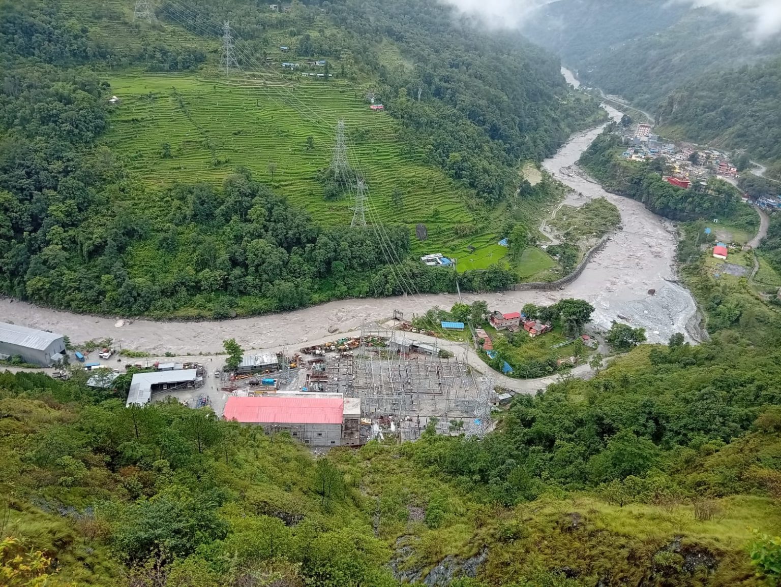 बाढीले राहुघाट जलविद्युत् आयोजना र प्रसारण लाइनमा क्षति