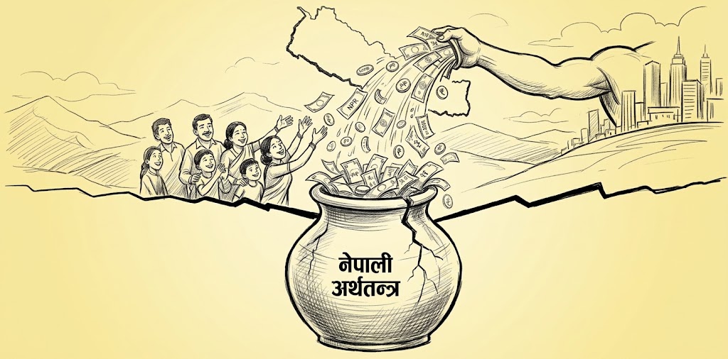 विप्रेषण बढ्यो, व्यापार घाटा चुलियो