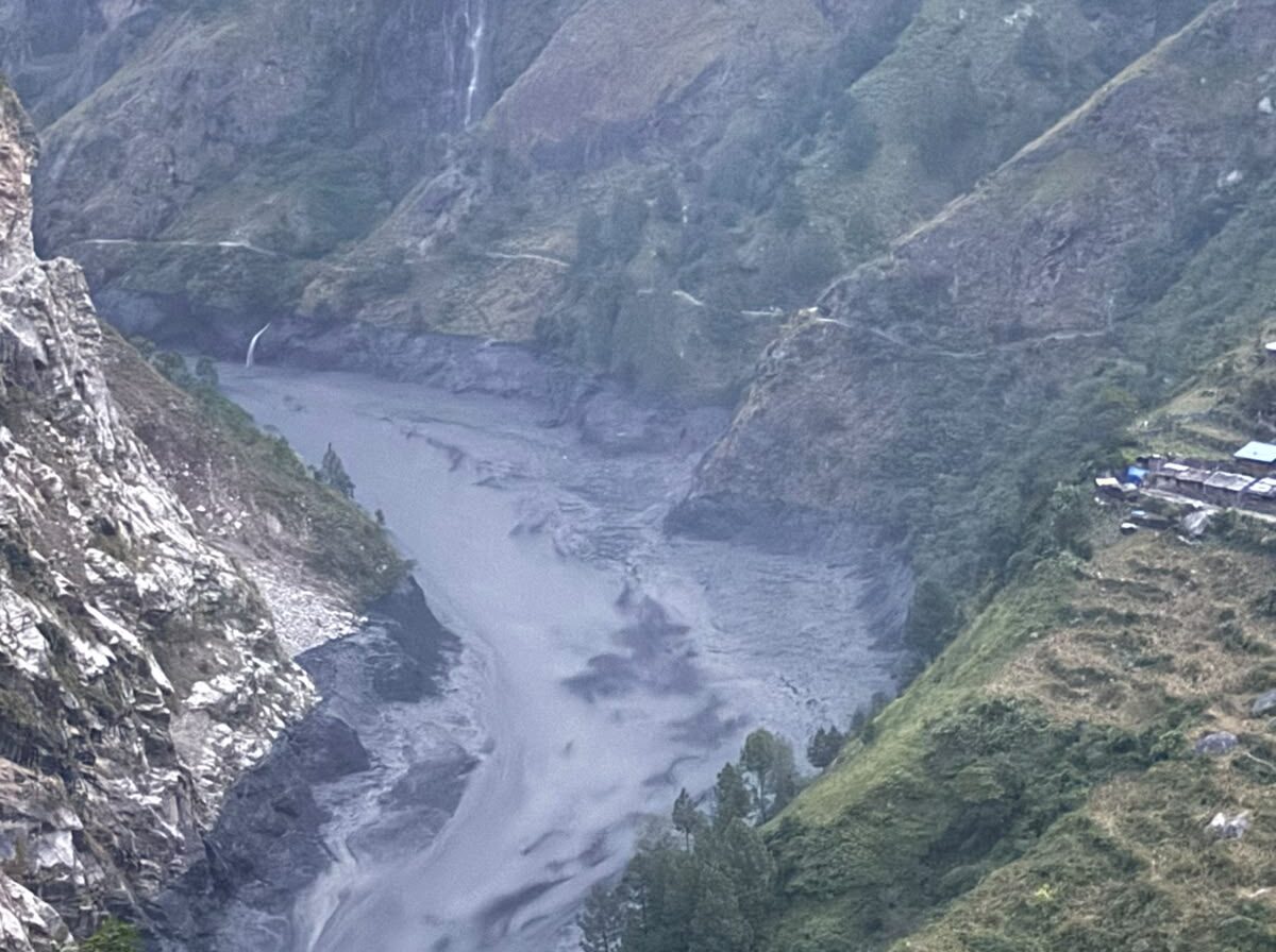बूढीगण्डकी बाढीः नेपाली सेनाको उद्धार टोली प्रभावितस्थलमा