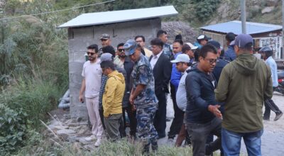 पुनः निर्माणमा बजेटको कमी हुन नदिने मन्त्री लम्सालको प्रतिबद्धता