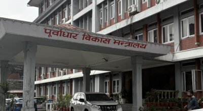 काम नगर्ने ठेकेदारको ठेक्का तोडियो, ३८ करोड दाखिला गर्न पत्राचार