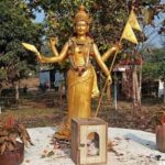 भम्केनी धाममा ७५ फिट अग्लो नेपाल आमाको मूर्ति निर्माण हुँदै